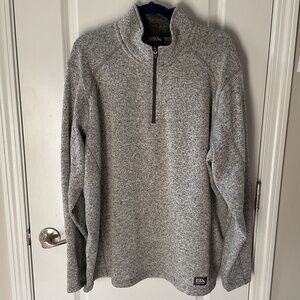 Eddie Bauer Long Sleeve Radiator Fleece 1/4 Zip Pullover - 2XL - Grey